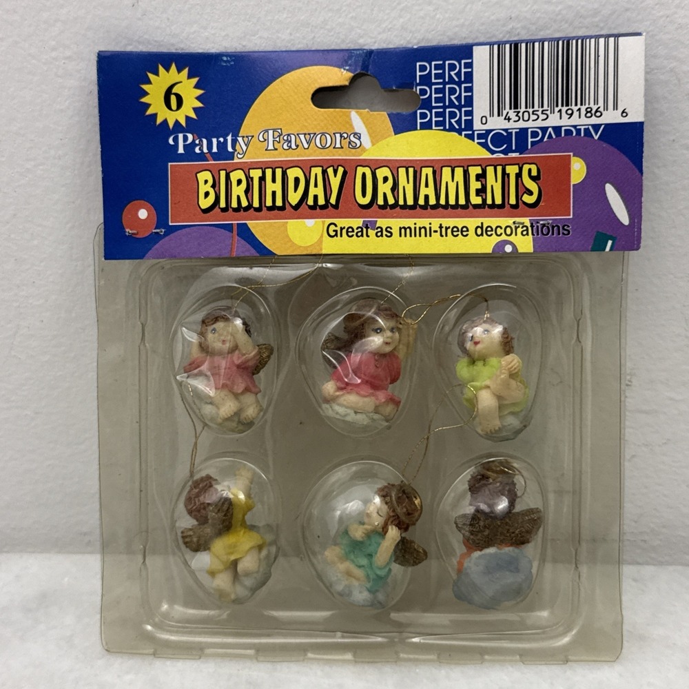 Vintage Party Favors Birthday Ornament
